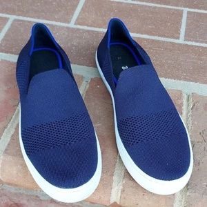 Rothy's Slip On Tennis Shoes Navy 9